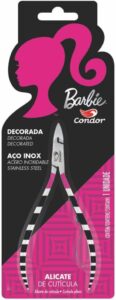 Alicate Para Cutícula da Barbie em Aço Inox